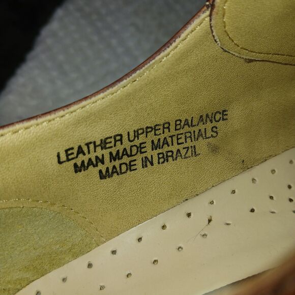 Stacey Adams Mens Dress Shoes Size 8M Brown Leather Tie Up Work Dress Business - Picture 16 of 16